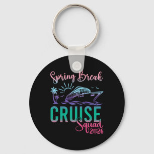 Spring Break Cruise Squad 2026 Family Trip Vacatio Key Ring