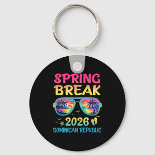 Spring Break Dominican Republic 2026 Vacation Trip Key Ring