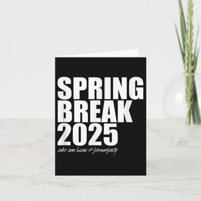 Spring Break Fei  Card (Front)