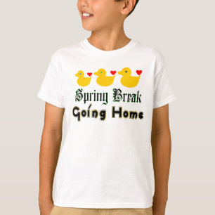 ♫♥Spring Break-Going Home Ducks Kids' Ringer Tee♥♪ T-Shirt