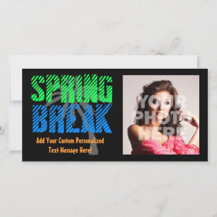 Spring Break Photo Card