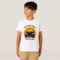 Spring Break Road Trip Sunset Custom Kids