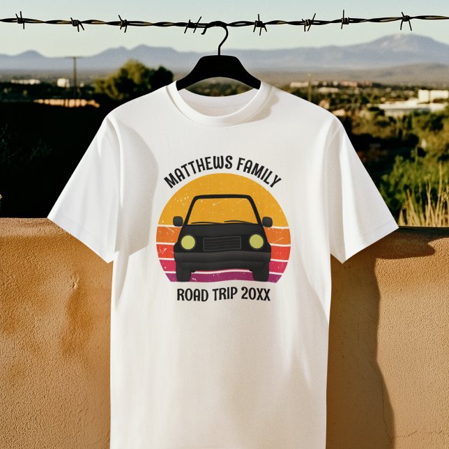 Spring Break Road Trip Sunset Customized T-Shirt (Creator Uploaded)