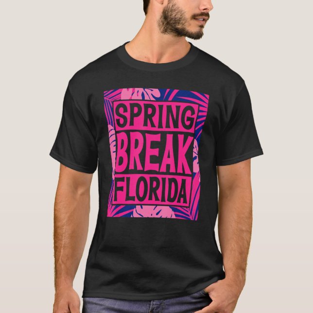 Spring Break Senior Class Student School Trip Flor T-Shirt (Front)