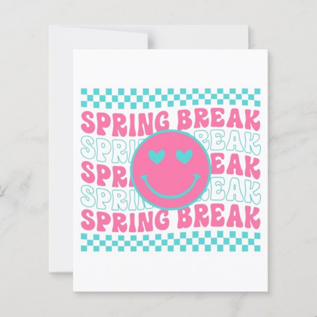 Spring Break Smiley Design (Front)