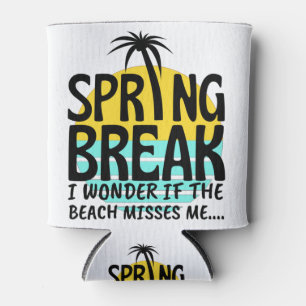 Spring Break Spring Season Can Cooler