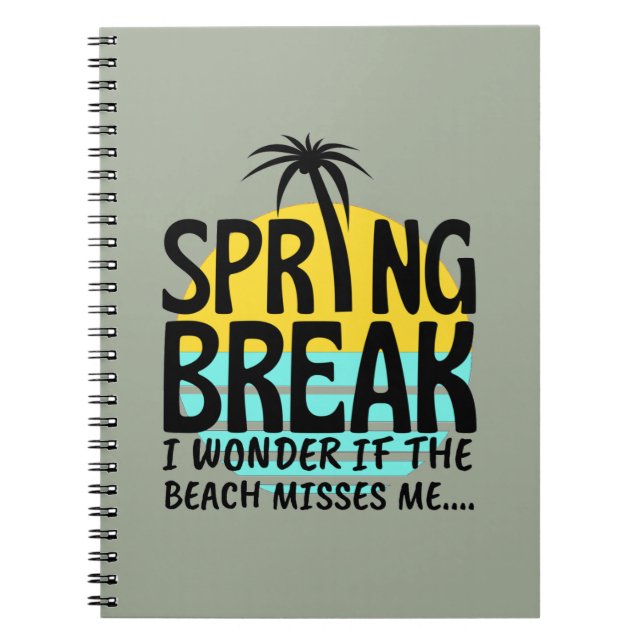 Spring Break Spring Season Notebook (Front)