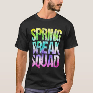Spring Break Squad Matching Group Vintage Pastel T T-Shirt