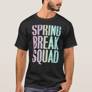 Spring Break Squad Vintage  Spring Vacation T-Shirt