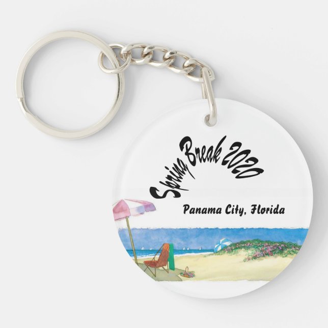 Spring Break Vacation - Key Ring (Front)