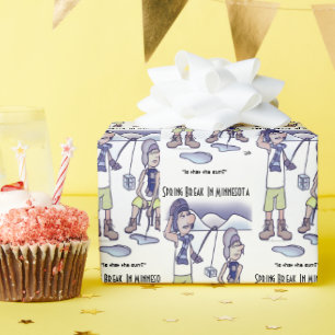 Spring Break Wrapping Paper