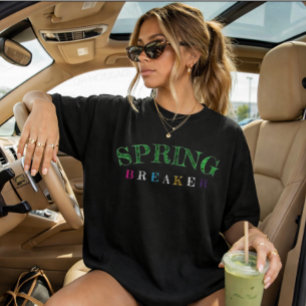 SPRING Breaker Colourful Women Tri-Blend Shirt