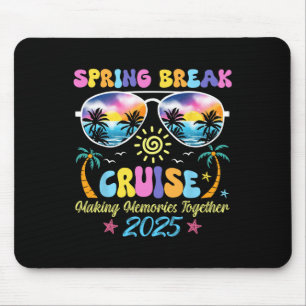 Spring Breaks Cruise Memories 2025 Traveling Summe Mouse Mat