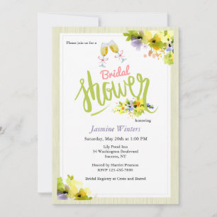 Spring Bridal Shower Invitation