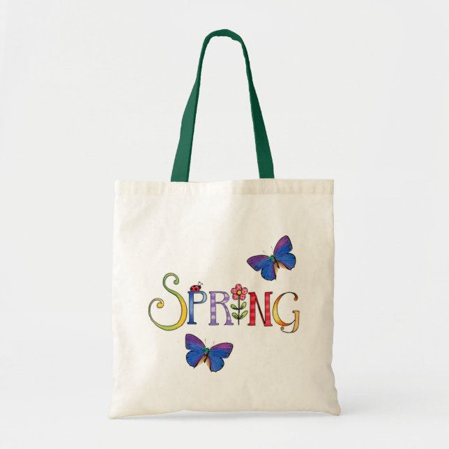 Spring Budget Tote Bag (Front)