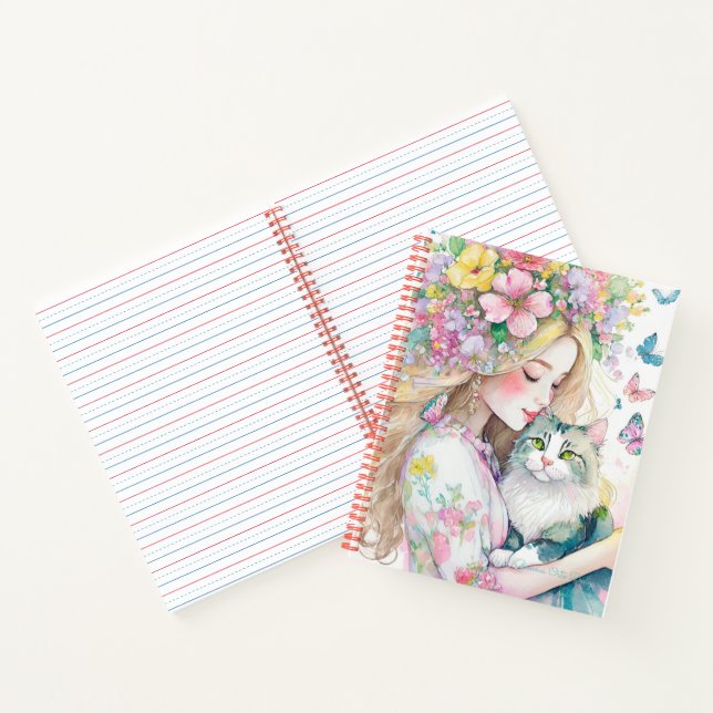 Spring bullet journal  Spiral Notebook (Inside)