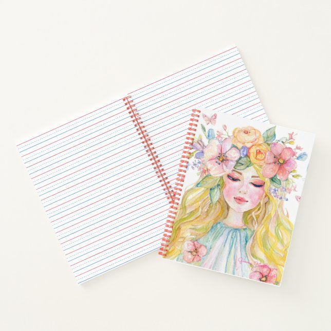 Spring bullet journal  Spiral Notebook (Inside)