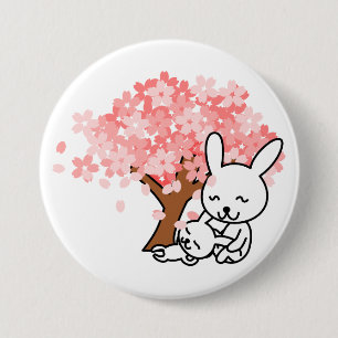 Spring Bunnies 7.5 Cm Round Badge