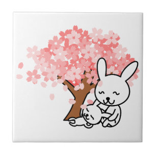 Spring Bunnies Tile