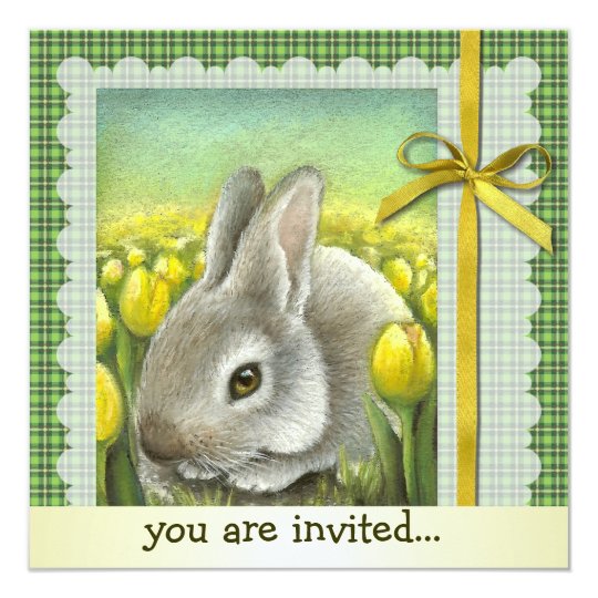 Spring bunny card