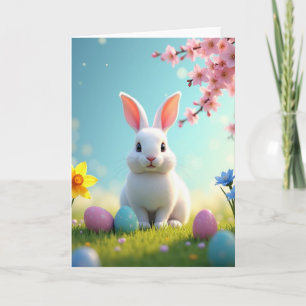 Spring Bunny Celebration Card