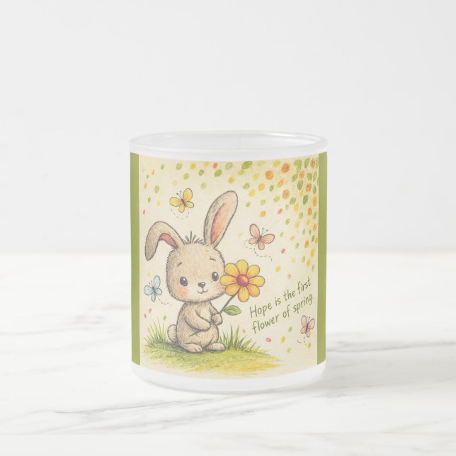 Spring Bunny Mug (Center)