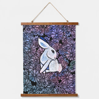 Spring Bunny Rabbit Easter Ostara Hanging Tapestry