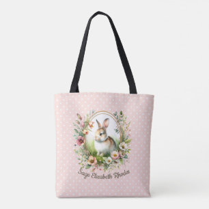 Spring Bunny Tote Bag
