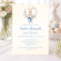 Spring Bunny Vintage Easter Brunch and Egg Hunt I
