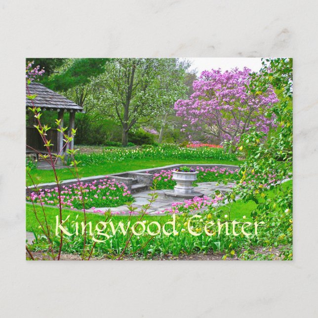 SPRING BURSTS FORTH IN BEAUTIFUL COLORS" POSTCARD (Front)