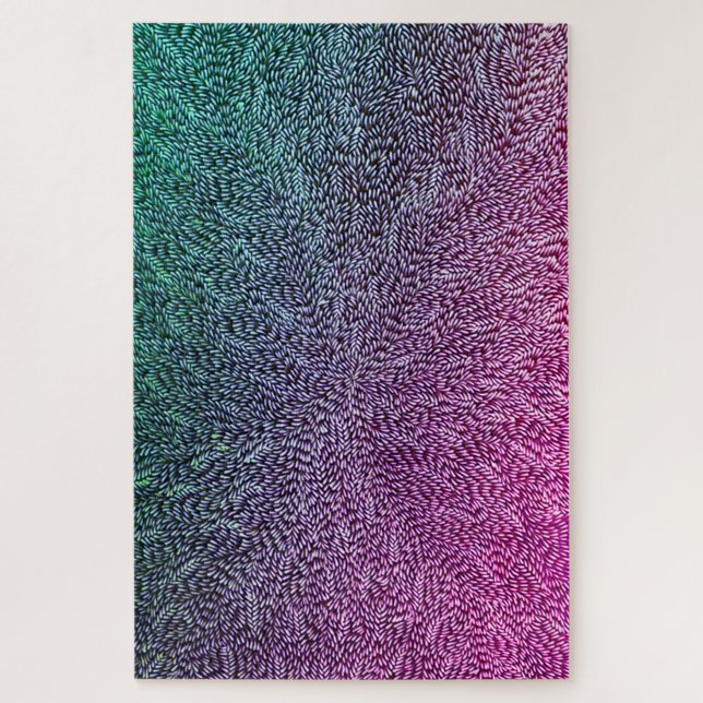 Spring bush medicine leaves jigsaw puzzle (Vertical)