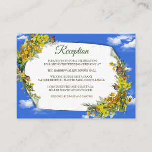 Spring Buttercup Flowers Enclosure Card