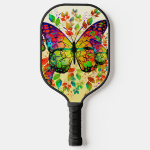SPRING BUTTERFLIES COLORFUL NATURE PICKLEBALL PADDLE