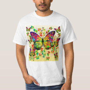 SPRING BUTTERFLIES COLORFUL NATURE T-Shirt