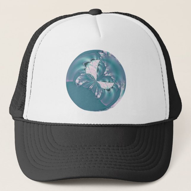 Spring Butterfly Trucker Hat (Front)