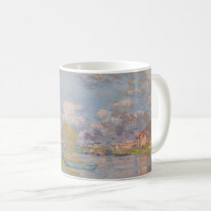 Spring by the Seine by Monet Impressionist Coffee Mug