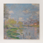 Spring by the Seine by Monet Impressionist Jigsaw Puzzle<br><div class="desc">Impressionist Landscape Painting by Claude Monet - Classic Masterpieces - Claude Monet's Impressionist Painting Series - Banks of the Seine River</div>