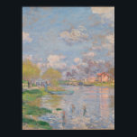 Spring by the Seine by Monet Impressionist Poster<br><div class="desc">Impressionist Landscape Painting by Claude Monet - Classic Masterpieces - Claude Monet's Impressionist Painting Series - Spring by the Seine</div>