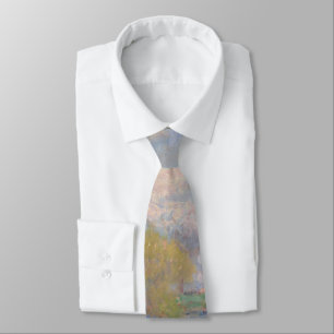 Spring by the Seine by Monet Impressionist Tie