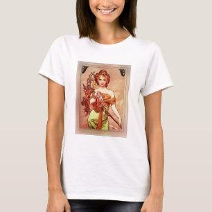 Spring c1900 Top Two Thirds by Alphonse Mucha