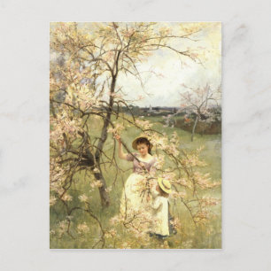 Spring, c.1880 postcard
