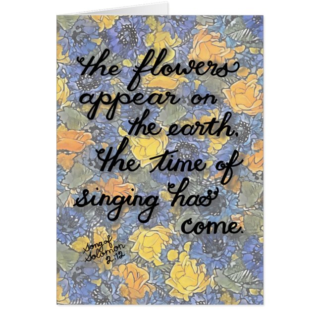 Spring card (Front)