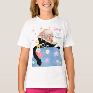 Spring Cat Dreams  T-Shirt