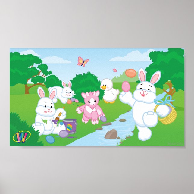 Spring Celebration Egg Hunt Poster (Front)