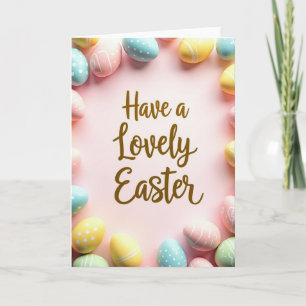 Spring Celebration Oval Art Card