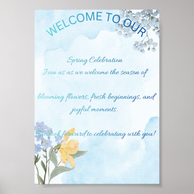 Spring Celebration Poster (Front)
