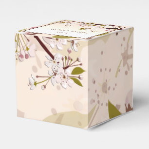 Spring Cherry Blossom Birthday Favour Box