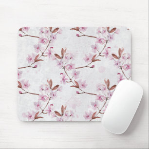 Spring Cherry Blossom Branches   Mouse Mat