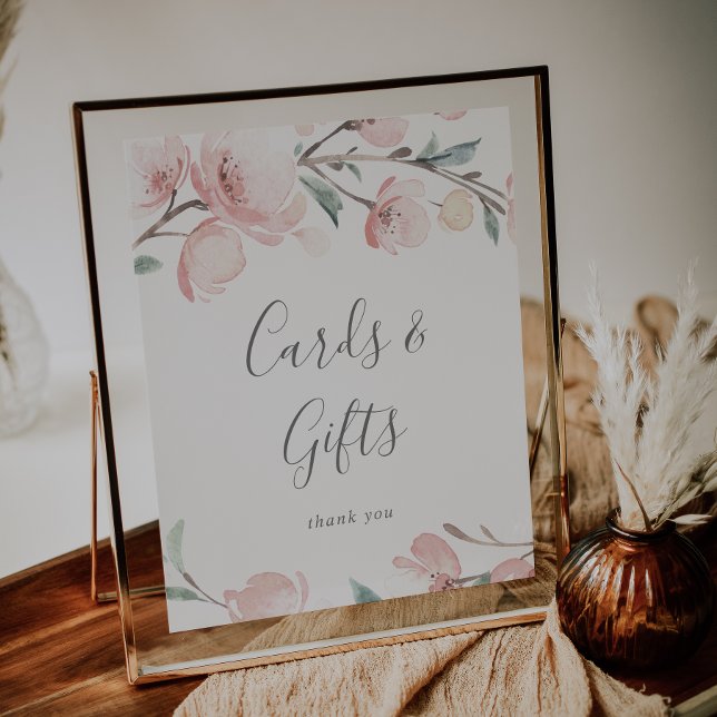 Spring Cherry Blossom Cards and Gifts Sign (Creator Uploaded)