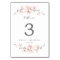Spring Cherry Blossom Table Number
